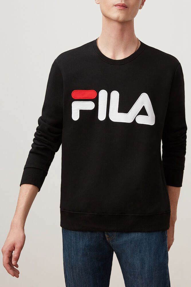 Fila Regola Sweatshirt Navy - Mens - 75261VHCE